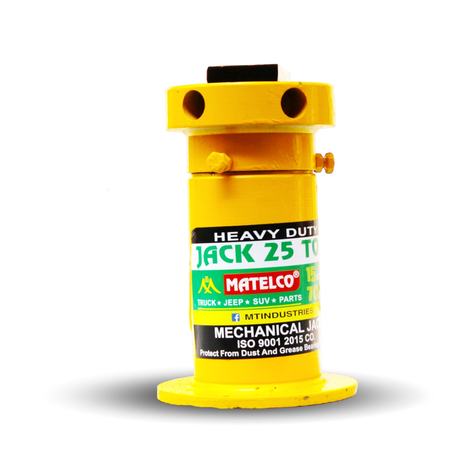 MATELCO 25 Ton Mechanical Screw Jack | Heavy Duty Manual Jack for